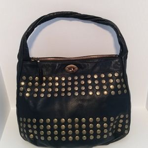 J CREW LEATHER HOBO SHOULDER HANDBAG